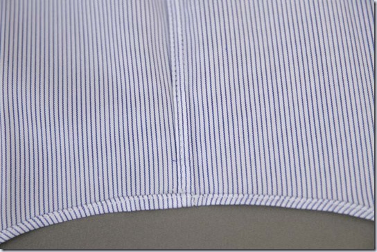 ガゼットの無い裾