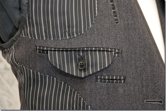 スーツの内ポケット