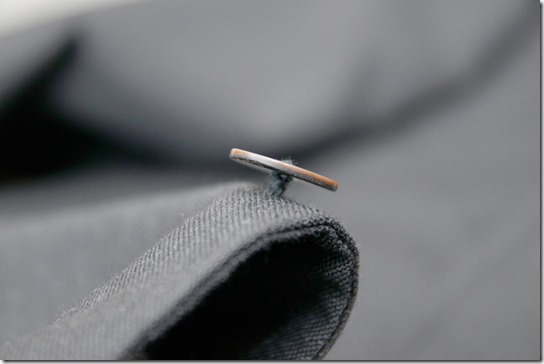 ジャケット用茶蝶貝ボタン