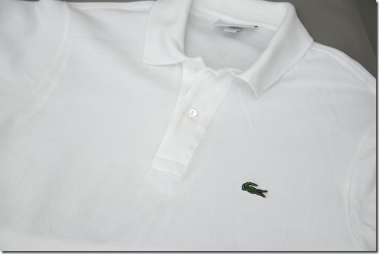 ラコステのポロシャツ